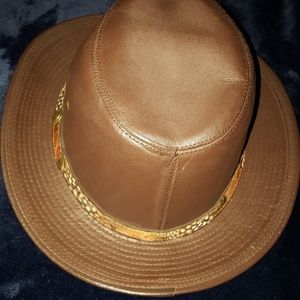 Men's Dobb's Vintage Leather Safari Hat